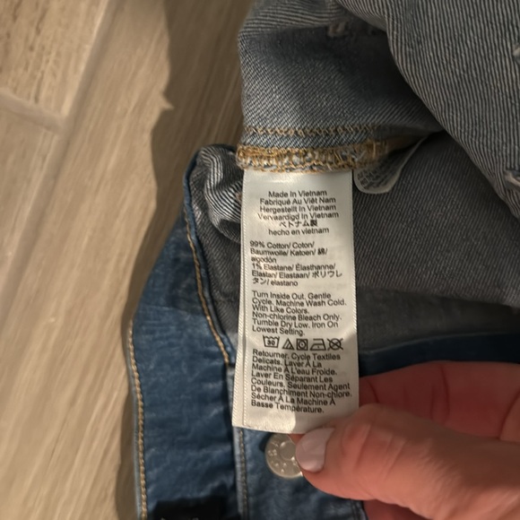 J. Crew Wide Leg Crop Blue Jeans - Picture 7 of 11